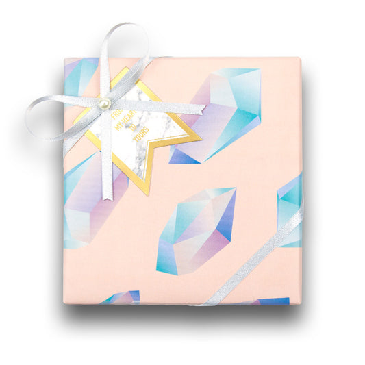 Diamond birthday gift wrapping paper