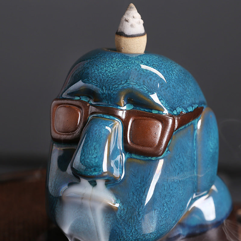 Creative European statue nostril smoke aromatherapy