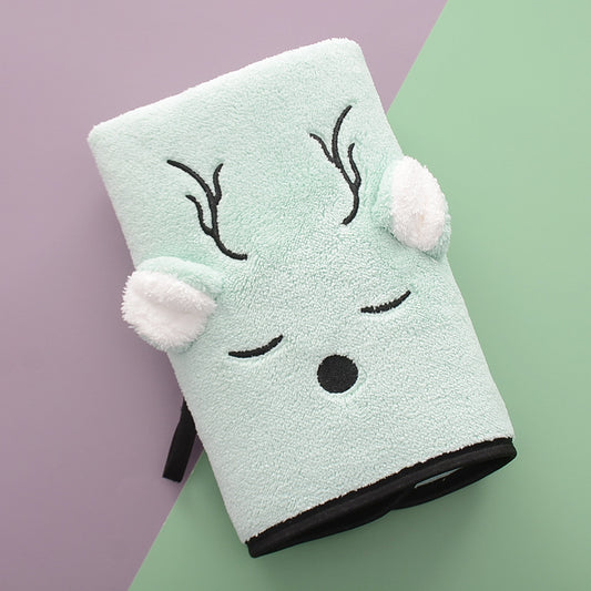 High Density Coral Fleece Absorbent Cute Bath Towel