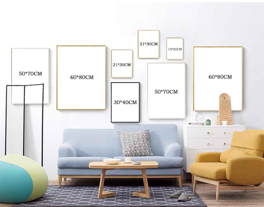 Decorative Canvas Painting Of Living Room