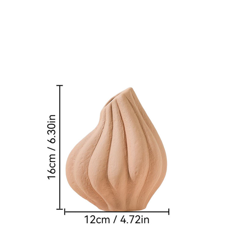 Home Decorations And Accessories Soft Decoration With Misty Style Ceramic Vase