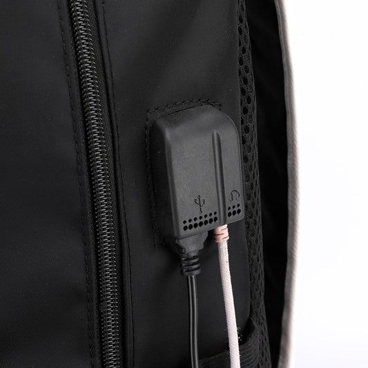 Luminous Usb Rechargeable Backpack Student nylon