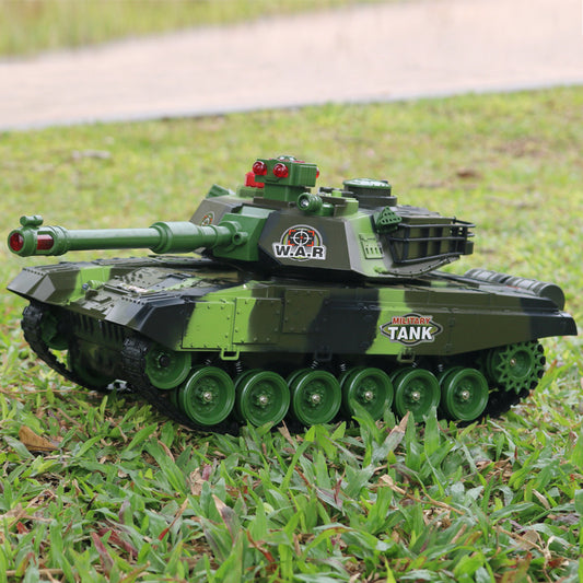 Can launch off-road tracked remote control vehicle