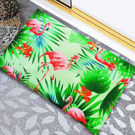 Diatomite soft foot pad absorbent quick drying antiskid bathroom mat