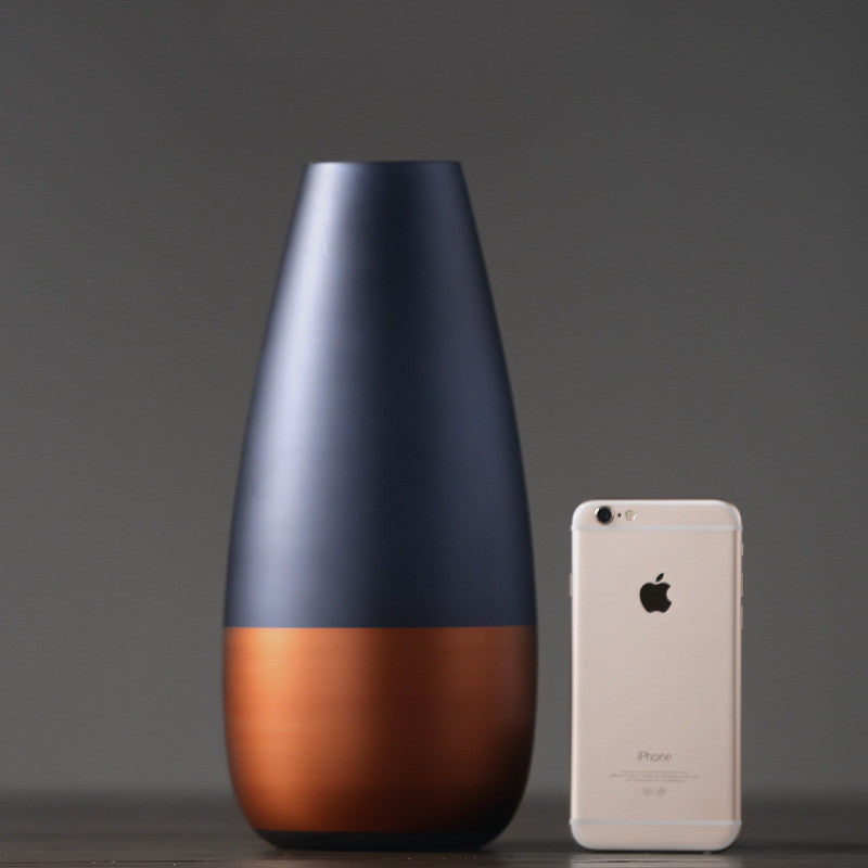 Modern and Simple American Stained Glass Vase