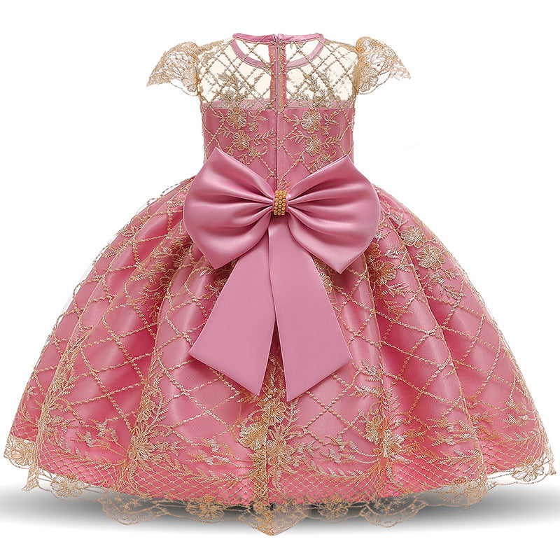Children's Princess Skirt Pompadour Dress Host