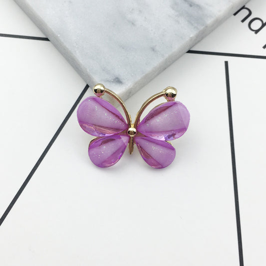 Diy Alloy Jewelry Accessories Crystal Butterfly Apple Mobile Phone Case