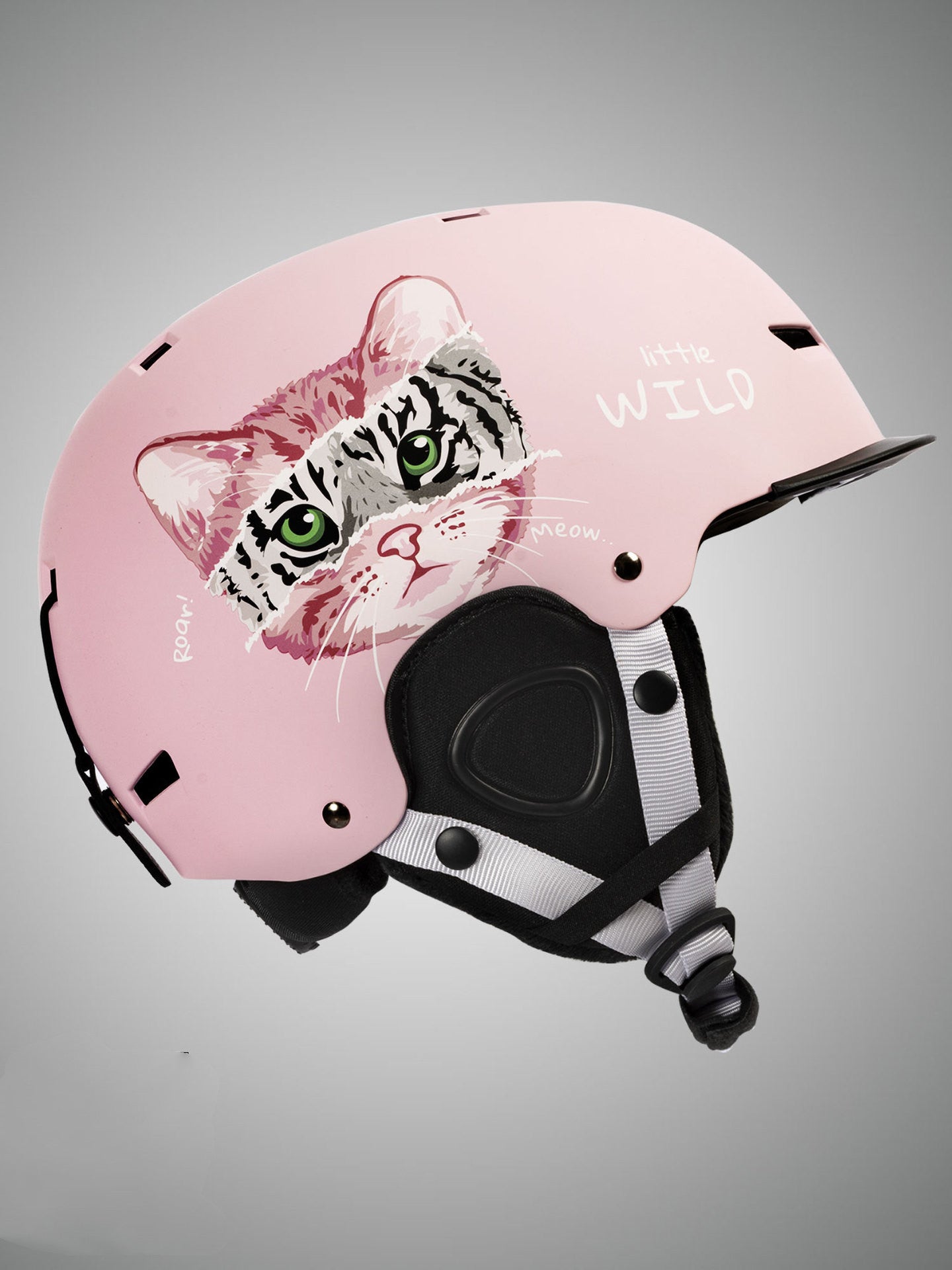 Adult Single And Double Board Snow Goggles Integrated Crash Helmet