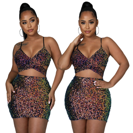 Women's Open-back Hollowed-out Sleeveless Prom Dress