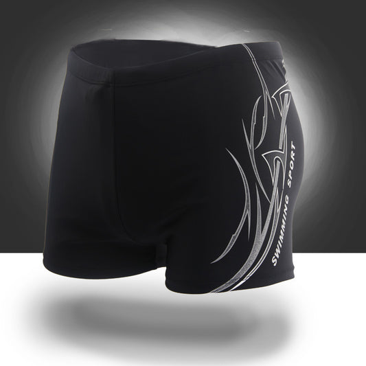 New Men's Boxer Plus Size Swimming Shorts