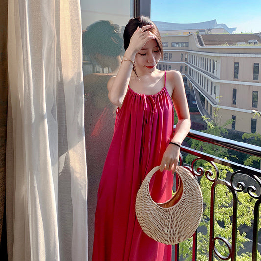 French Niche Super Fairy Back Beach Skirt