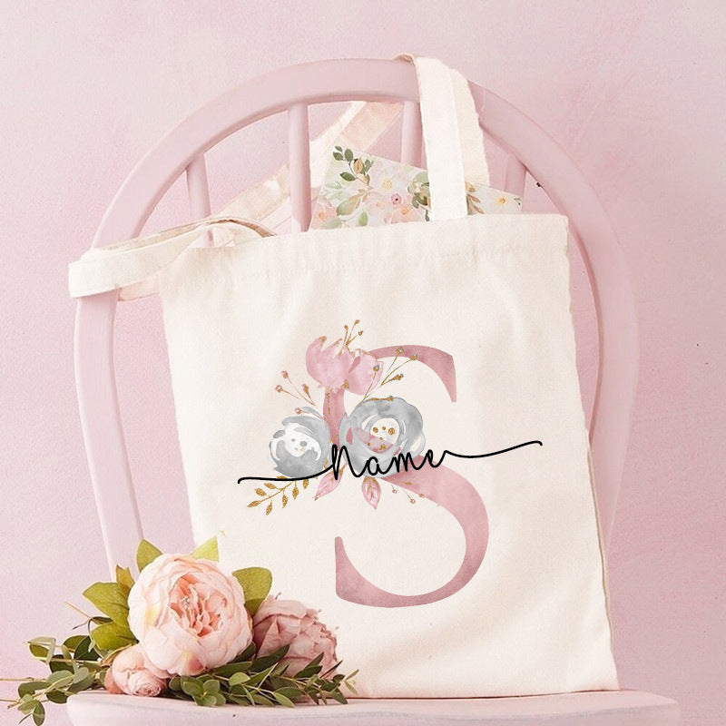 Monogrammed Canvas Bag Women's Tote