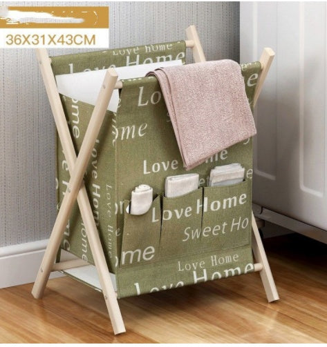 Folding Cloth Bag Frame Dirty Clothes Storage Box