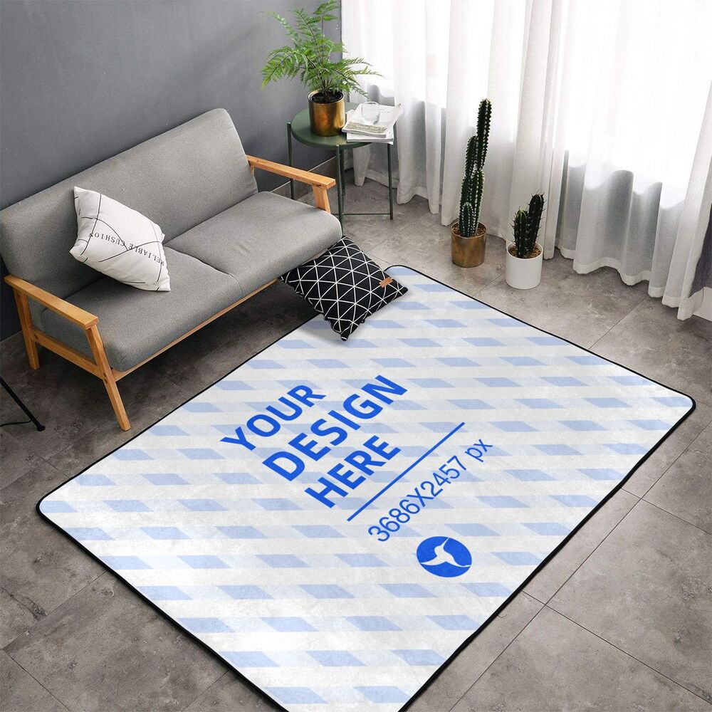 Create Your Own Flannel Absorbent Non-slip Easy-care Floor Mat