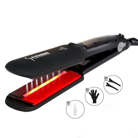 Women's Fashion Infrared Steam Ceramic Hair Straightener