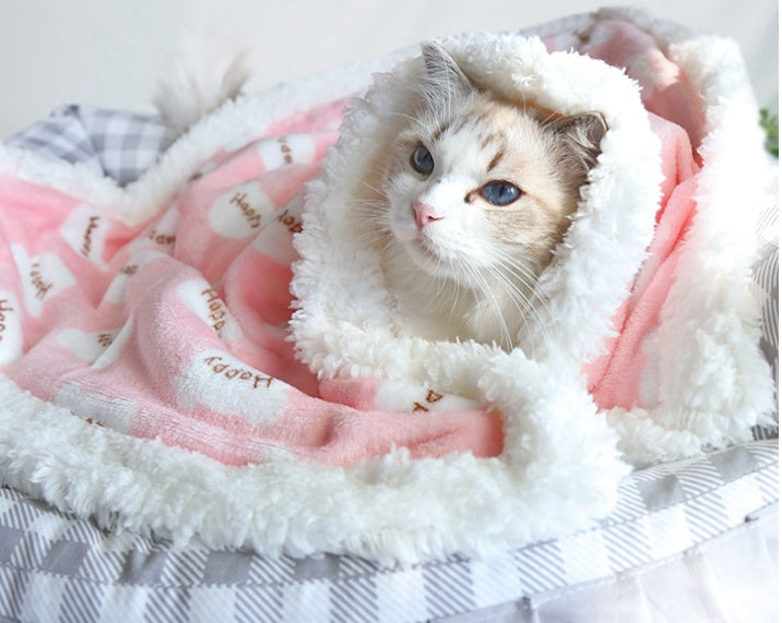 Winter Warm And Thick Flannel Pet
