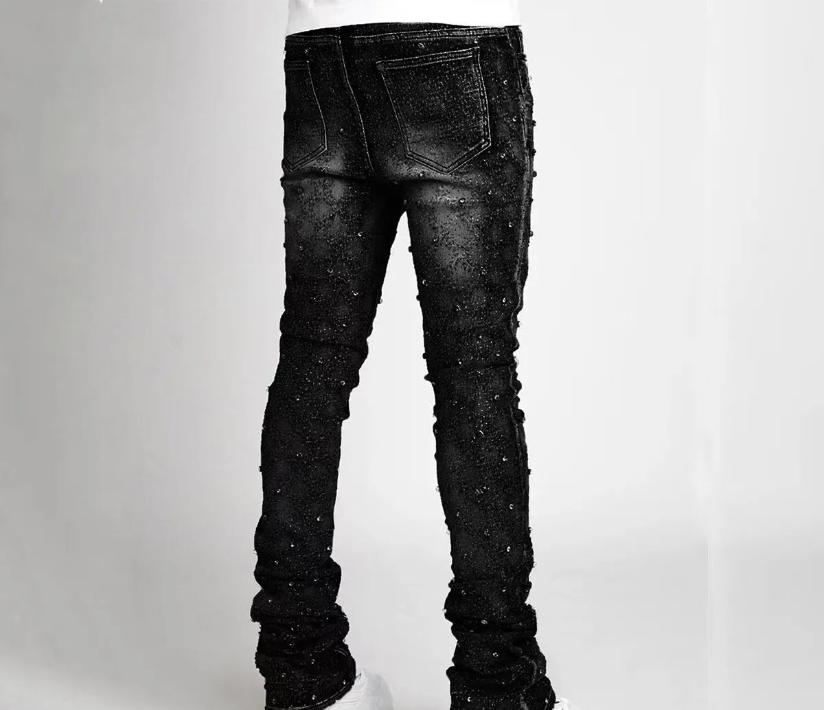 High Quality Plus Size Men's Jeans Custom Logo Vintage Fashion Denim Straight Style Mid Waist Waterproof Feature Wholesale