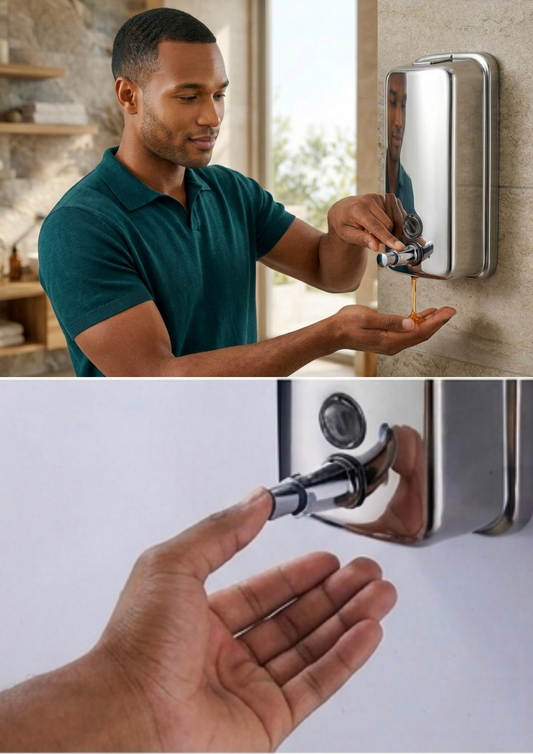 Airtight Ceramic Bathroom Soap Dispenser with Rust-Proof Pump