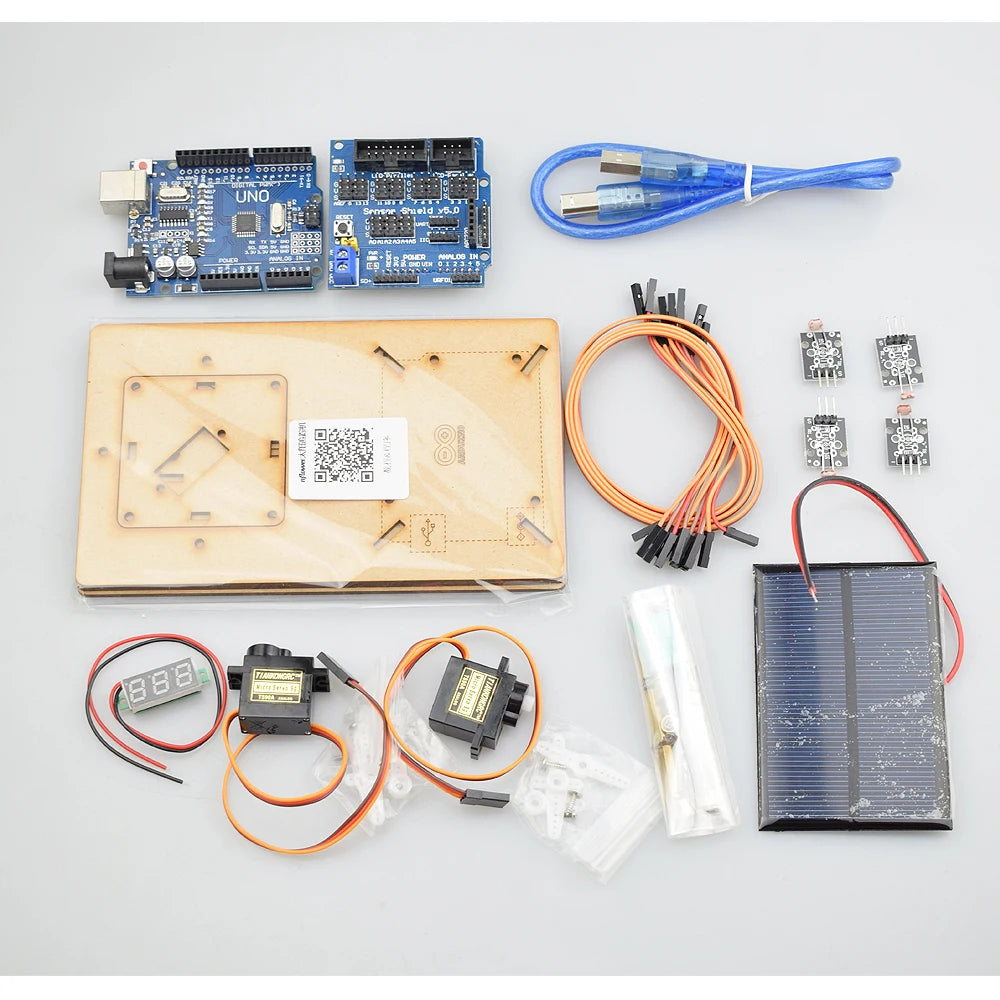 Arduino Program Solar Tracking Sun Tracker Equipment DIY STEM Programming Toys Parts