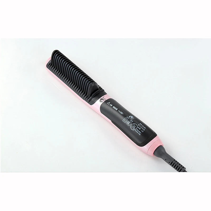 Electric Straightening Comb Ions Hair Straightener Brush Hair Care Styling Brushes Ceramic Irons Fast Heating Hair Styler