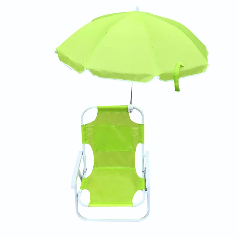 Beach Chairs and Umbrellas Outdoor Beach Folding Multifunctional Portable Deck Chairs for Children Pool Campsite sillas de playa