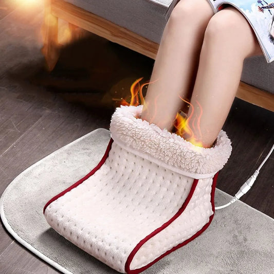 110V 220V Electric Massageer Electric Warm Heated Foot Warmer Washable Heat Warmer Thermal Foot Warmer 5 Modes Heat Setting
