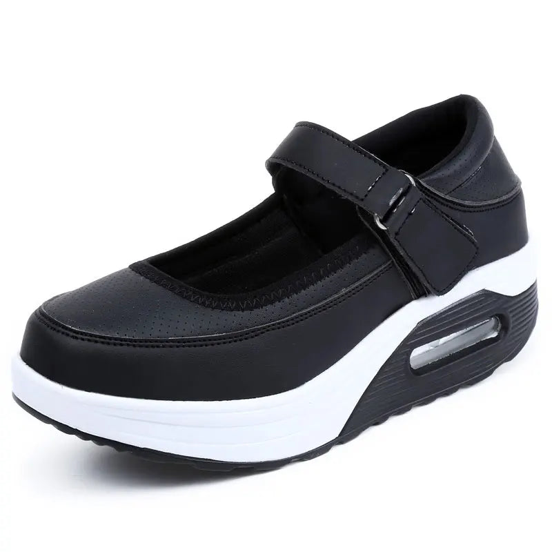 Big Size Flat Platform Shoes Woman Spring Summer Ladies Height Increasing Shoes Women Casual Platform Sneakers 35-42 WSH3298