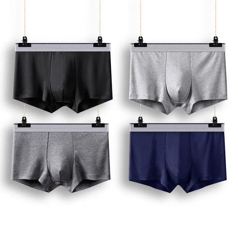 New Men's Underwears Men Panties Boxers Breathable Sexy Male Boxer Solid Underpants Comfortable Plus Size Mens Underwear Boxers