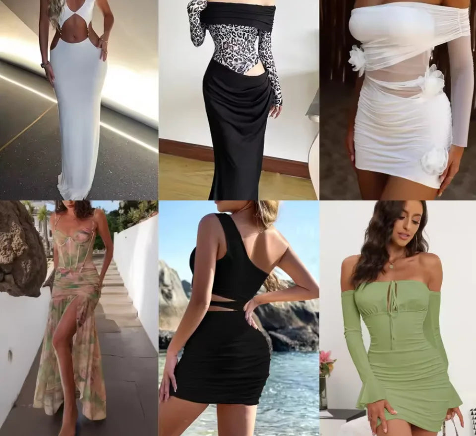 Y Clearance Women's Apparel Stock Wholesale Casual Dresses T-shirts Mixed Bales Random Delivery Stock Clothing