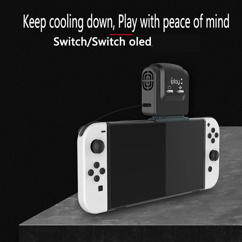 Console External Cooler Fans USB Power Turbo Temperature Cooler Fan for Nintendo Switch OLED Game Heatsink Radiator Accessories