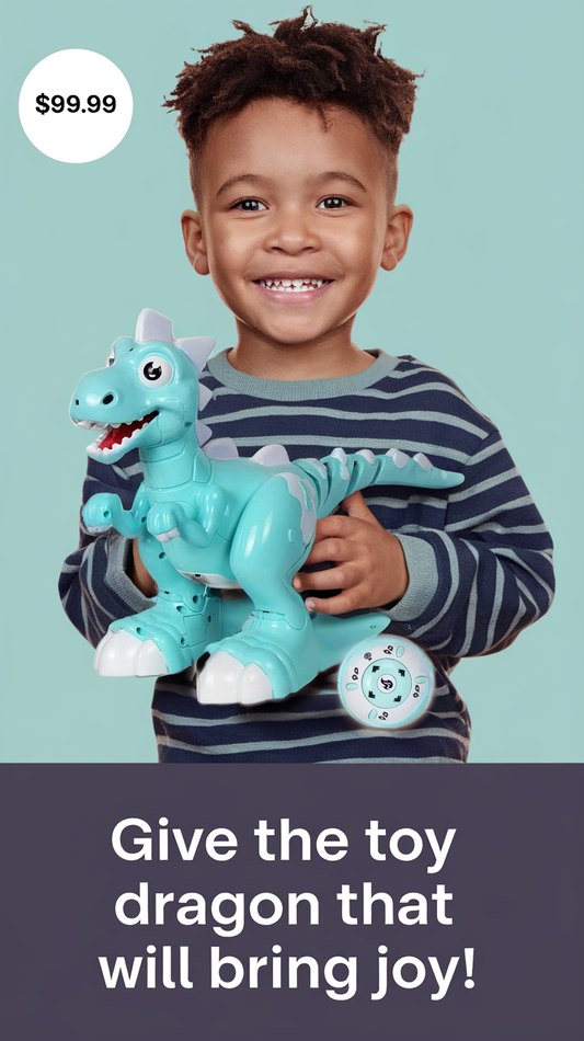 Remote Control DNOSAUR Intelligent Electronic Spray Music Dance 2-Colors