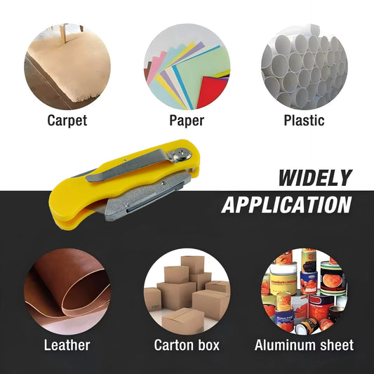 Folding Art Knife - 10 blades, box opener, office supplies, wallpaper knife, multi-functional folding knife,Utility knife