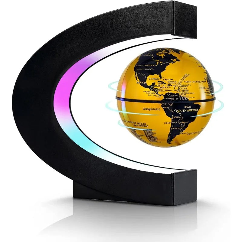 Magnetic Levitating Globe LED Night Light Floating Globe Lamp Cool Tech Gift for Kids Boys Girls Birthday Toy Home Office Decor