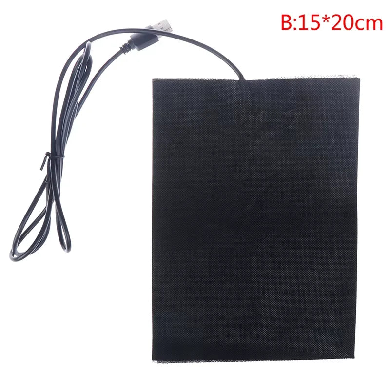 5V Temperature USB High Temperature Heater – Carbon Fiber Far Infrared Heater, Waist & Knee Pad Electric Heater 50℃-60℃