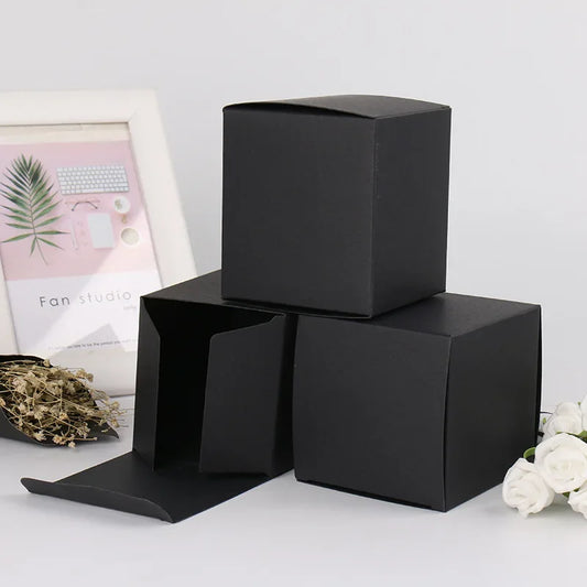 10/20/50pcs Kraft Paper Packaging Gift Boxes Wedding Party Cardboard Box For Handmade Soap Bottle Package Cosmetic Stoarge Box