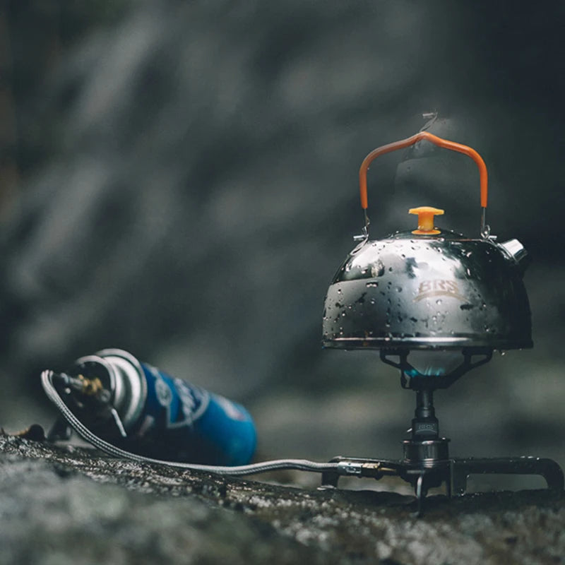 BRS Outdoor Gas Stove Mini Camping Gas Burner 25g Ultralight Titanium
