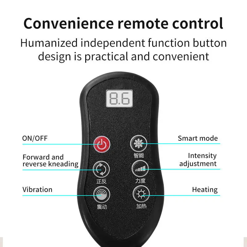 Jinkairui MINI Electric Massage Chair with Heating Vibration Gift for Parents Female Relatives Massage Cushion