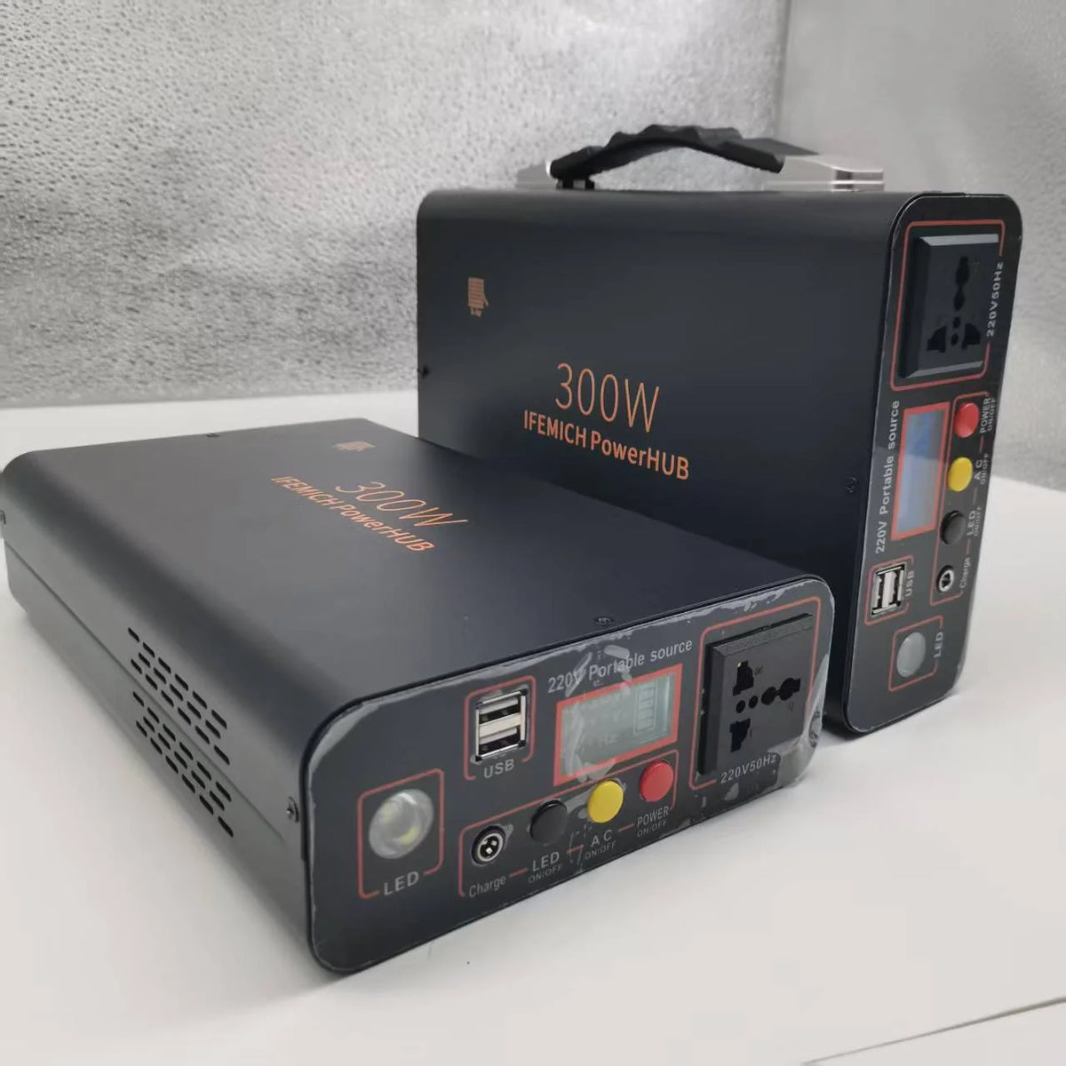 300W Portable Solar Generator Outdoor Electricity Energy Storage Power Station For Home Backup Camping Hiking Travel Supply