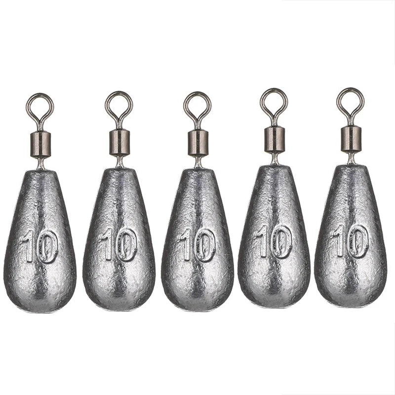 5pcs/lot 3.5g 5g 7g 10g 14g 20g Fishing Weight Sinker Water Drop Weights Carp Fishing Baits Sinker Fishing Tackle Accessories