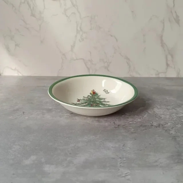 Holiday-themed Christmas Ceramic Plates Cutlery Sets Dinner Plates Bowls Soup Plates Mugs Coffee Cups Saucers Sets