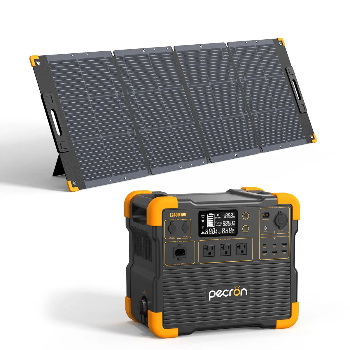 3072Wh 3000W Solar Generator, LiFePO4 Battery, Fast Charging, 100W USB-C Output for Home Camping RV Emergency, Custom