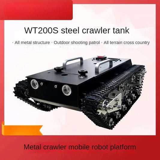 Tracked Robot Chassis | Metal Tracks & Suspension | RC & STM32 Robotics Projects
