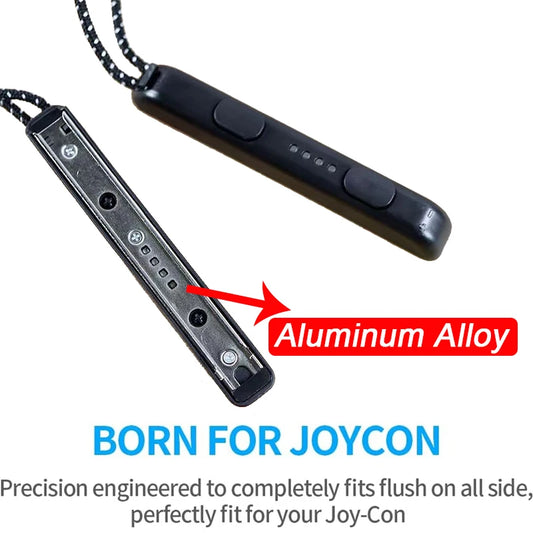 Nintendo Switch Joy-Con Wrist Straps | 2-Piece Set with Aluminum-Alloy Details | Switch & OLED Controllers