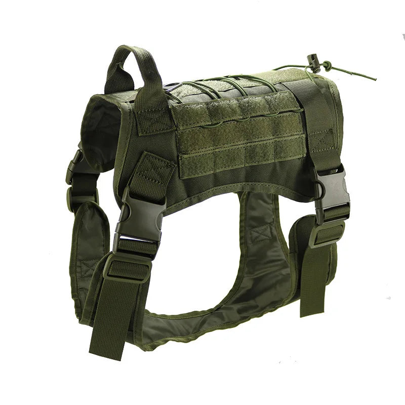 Tactical Dog Harness Military Training Padded Quick Release Vest Pet Training Dog Harness For Set Small Medium Large Dogs