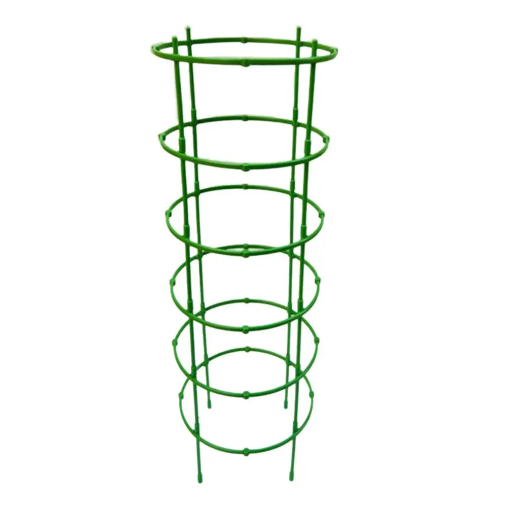 3 Layers Plant Support Plant Stakes Round Plant Support Ring Plastic Plant Cage Holder Flower Pot Climbing Trellis
