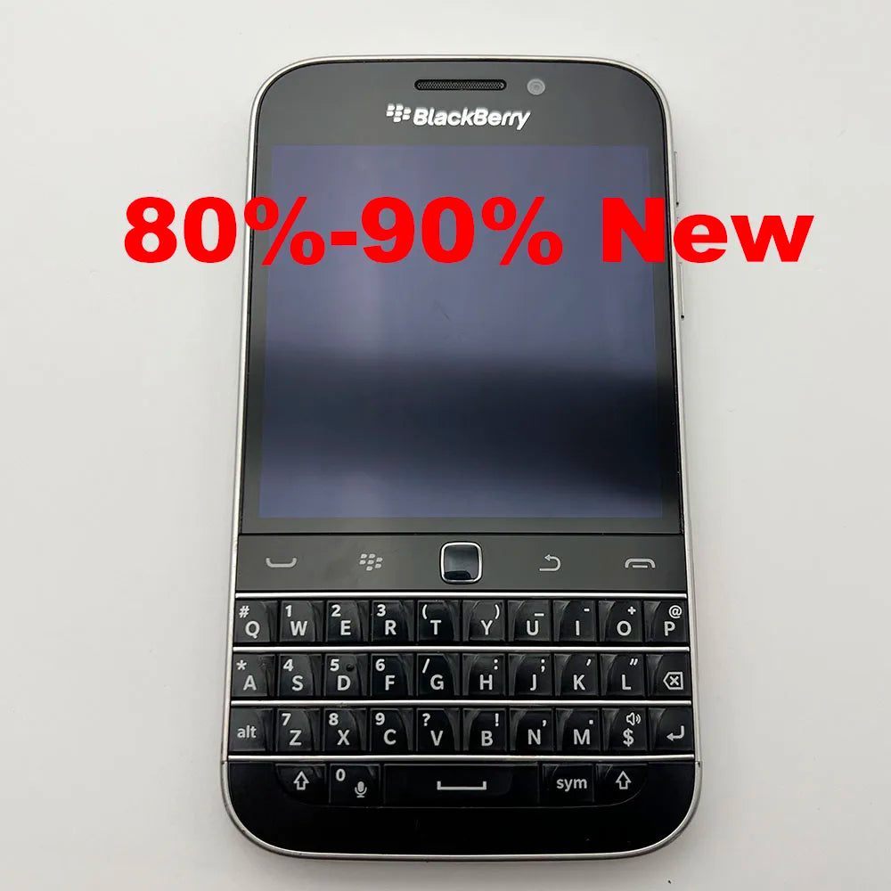 Original BlackBerry Classic Q20 QWERTY Keyboard 3.5" ROM 16G LTE Unlocked 4G Mobile Phone 80-90% New.