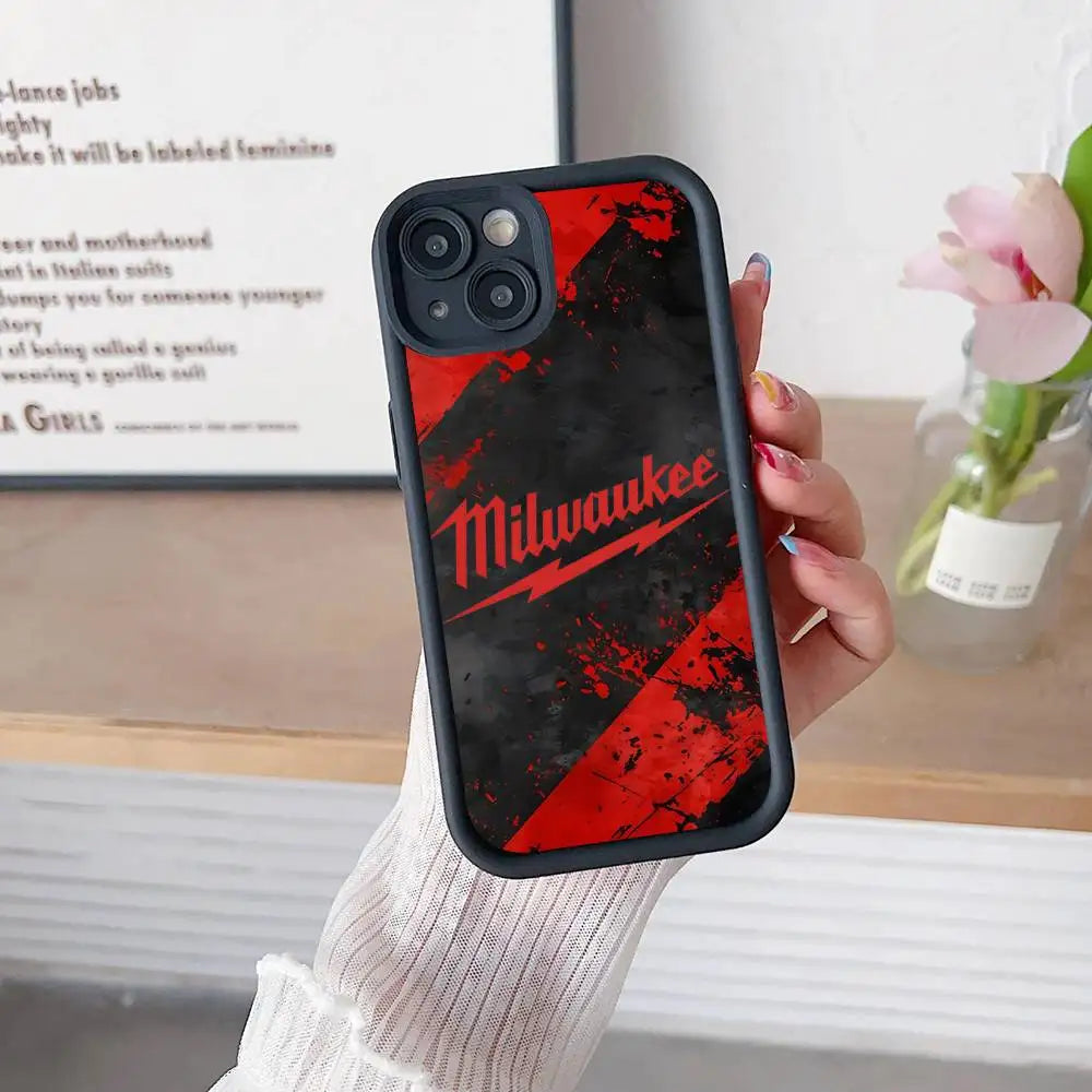 Fashion Phone Case for M-Milwaukees IPhone 17 16e 16 15 14 13 12 11 Air Pro Max Mini XR XS X 7 8 6 6s Plus Soft TPU Back Cover