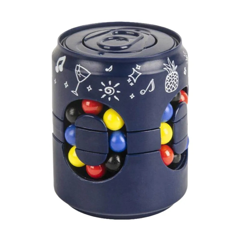 Funny Plastics Soda Can Fidget Toy Finger Gyro Rotating Ball Rotating Ball 3D Can 's Cube Toys