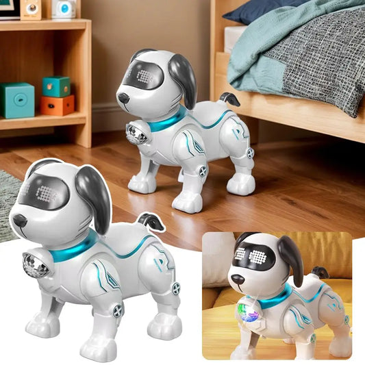 RC Robot Dog Electronic Stunt Pet Interactive Touch Programmable Smart Walking Dancing Kids Birthday Gift for Kids Boys Girls