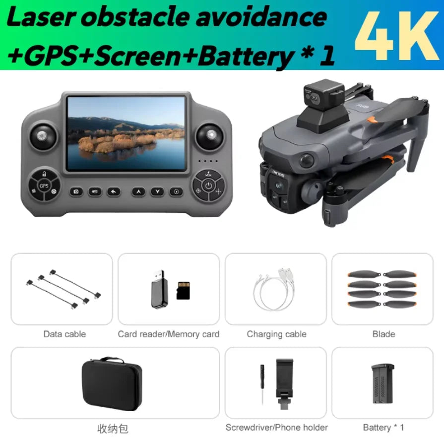 Original V918 Max GPS Drone 4K 8K Professional HD Camera Photography Brushless Foldable Quadcopter Laser Obstacle Avoidance Dron